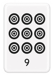 dot9 tile, white set